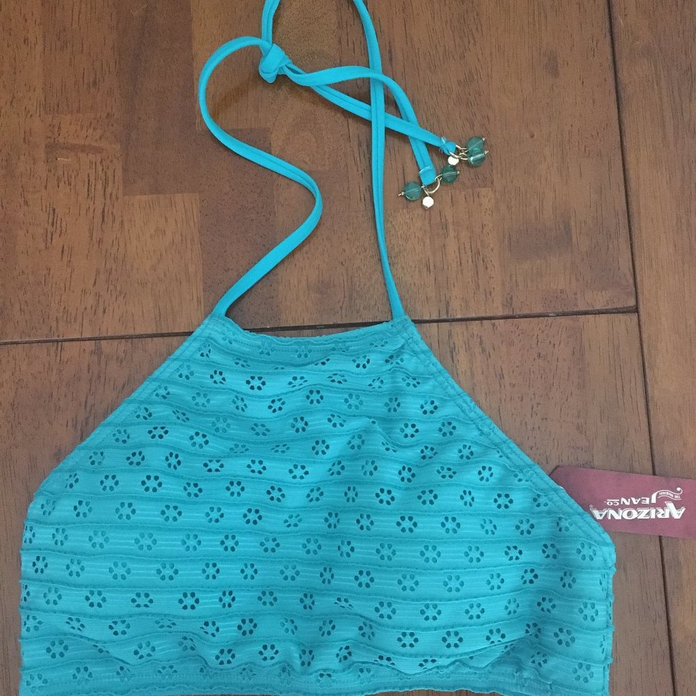 Lace Halter Swim Top